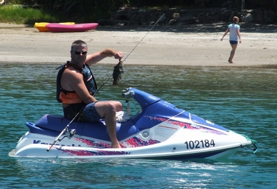 A correctly registered, sensibly used jetski.